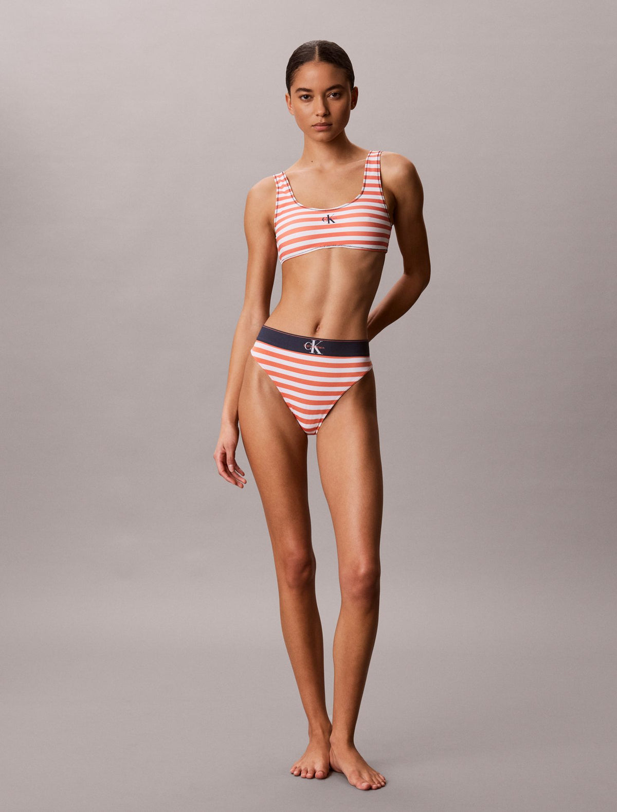 Graphic Monogram Swim Bralette - Calvin Klein Women